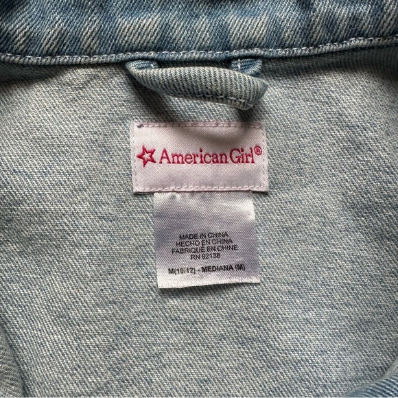 American Girl style in Bloom Embroidered Jean Jacket - Picture 6 of 6